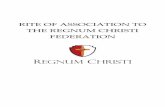 Rite of Association to the Regnum Christi Federation ...