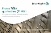 Frame 7/1EA gas turbine (91 MW)