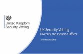 UK Security Vetting - Cabinet Office