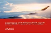 Aerospace and defence M&A trends 2020-2030: in search of ...