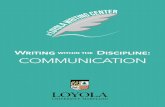 Writing Discipline: COMMUNICATION