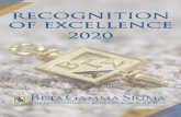 RECOGNITION OF EXCELLENCE 2020 - intranet.bloomu.edu