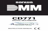 sanwa digital multimeter CD771 - automation24.ir