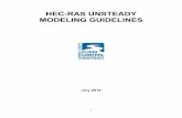 HEC-RAS UNSTEADY MODELING GUIDELINES