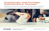 Espionage and Foreign Interference ... - Protective Security