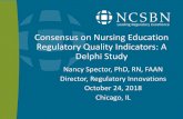 Consensus on Nursing Education Regulatory Quality ...