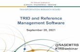 TRID and Reference Management Software
