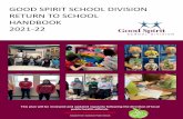 GOOD SPIRIT SCHOOL DIVISION RETURN TO SCHOOL …