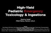 High-Yield Pediatric Emergency Toxicology & Ingestions