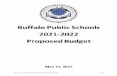 Buffalo Public Schools 2021-2022 Proposed Budget