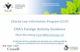 CRA’s Foreign Activity Guidance - Canadian Charity Law