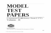 MODEL TEST PAPERS