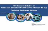 NIH Research Initiative on Post-Acute Sequelae of SARS-CoV ...