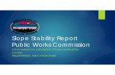 Slope Stability Report Public Works Commission