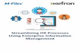 Streamlining HR Processes Using Enterprise Information ...