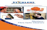 Sticklers Fibre Optic Cleaners