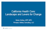 California Health Care: Landscape and Levers for Change