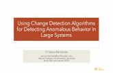 Using Change Detection Algorithms for Detecting Anomalous ...