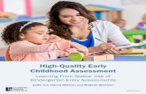 High-Quality Early Childhood Assessment