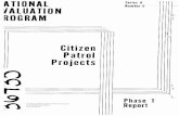 National Evaluation Program: Citizen Patrol Projects ...