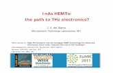 InAs HEMTs: the path to THz electronics?