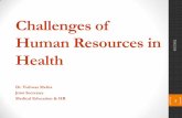 Challenges of Human Resources in Health
