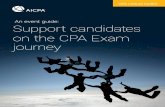 An event guide: Support candidates on the CPA Exam journey