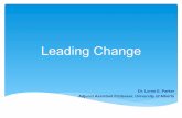 Leading Change - SELU