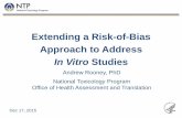 Extending a Risk-of-Bias Approach to Address in Vitro Studies