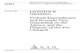 GAO-05-869 Livestock Grazing: Federal Expenditures and ...