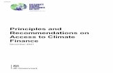 Principles and Recommendations on Access to Climate Finance