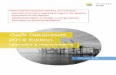 GaBi Databases 2018 Edition