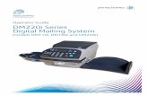 Operator Guide DM220i Series Digital Mailing System