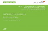 WJEC Eduqas GCSE (9-1) in ELECTRONICS