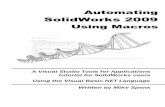 Automating SolidWorks 2009 with Macros
