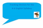 Tracking Devices for the K-6 English Syllabus