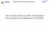 An introduction to the eXtended Finite Element Method (X-FEM)