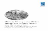 Climate Change and Water: Impacts to Human Health and ...