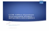 COE Office Furniture Procurement Project RFQ19KU2021Q0021