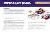 ADVANCED ELECTRONIC AND PHOTONIC DEVICES