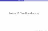 Lecture 13: Two Phase Locking