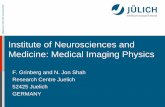 Institute of Neurosciences and Medicine: Medical Imaging ...