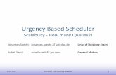 Urgency Based Scheduler