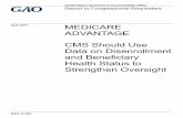 GAO-17-393, MEDICARE ADVANTAGE: CMS Should Use Data on ...