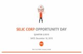 SELIC CORP OPPORTUNITY DAY - set.or.th