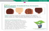 dairy Chocolate Coated Ice Cream Novelties