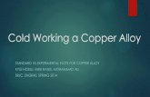 Cold Working a Copper Alloy - Santa Rosa Junior College