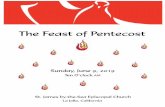 The Feast of Pentecost - St. James by-the-Sea