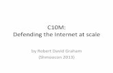 C10M:& Defending&the&Internetatscale&