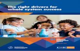 The right drivers for whole system success